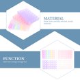 thumbnail image 3 of 4Pcs Desktop Headgear Organizer Independent Grid Makeup Box Bathroom Organizer Clear Makeup Holder, 3 of 8