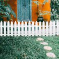 thumbnail image 4 of Miangastore 10Pcs Fence Solid Plastic Fencing DIY Delicate Garden Courtyard Lawn Guardrail, 4 of 9