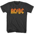 thumbnail image 1 of AC/DC Groupe de Musique Hard Rock Orange Logo Usé T-Shirt pour Adulte Tee, 1 of 2