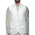 thumbnail image 4 of Atasi Cotton Mens Kurta Pajama With Jacket Indian Mandarin Ethnic Wear Set, 4 of 5