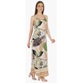 thumbnail image 2 of Inkmeso Robe d'Été Aguichant Imprimée pour Femmes à Bretelles Spaghetti, Robe Maxi Décontractée de Plage et de Villégiature, 2 of 7
