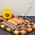 thumbnail image 2 of Hot Dog Roller Stainless Steel for Outdoor Grilling Manual Operation and Even Heating Compact and Portable, 2 of 4
