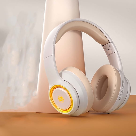 Dazzling Bluetooth Headset, Universal Radio Gaming Headphones, Composite Diaphragm Speaker, 360° Stereo, HIFI Sound, Bluetooth 5.3, Low Latency, Over-Ear, Noise Reduction, Folding Design