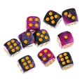 thumbnail image 4 of lionlar Acrylic Six Sided Dices Set Party Role Playing Table Games Black, 4 of 6