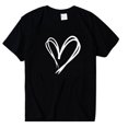 thumbnail image 2 of Jsaierl T-Shirts Imprimés Amour de la Saint-Valentin pour Femmes Été Manches Courtes Col Rond T-Shirts Mignons Polyvalents Confortables Doux, 2 of 3