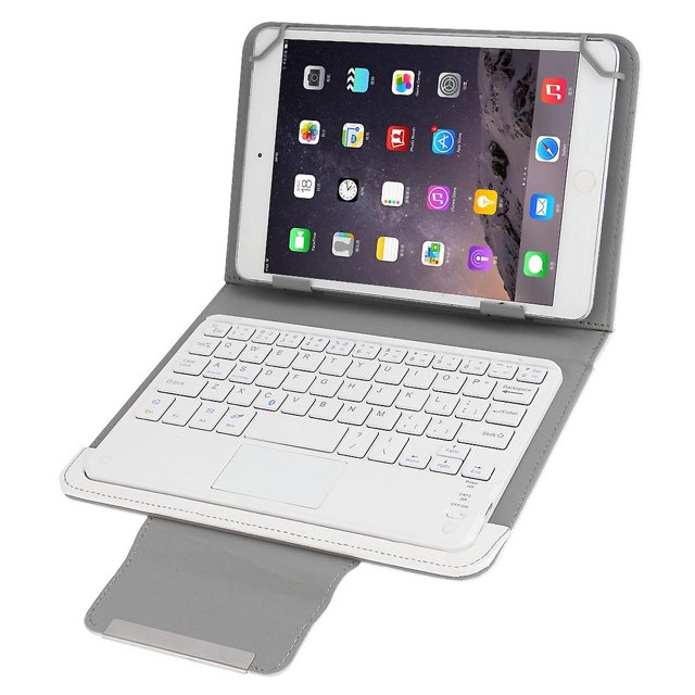 Clavier Bluetooth Étui en PU compatible Tablette PC 10,1 Pouces Haute Qualité Cadeau