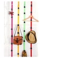 thumbnail image 2 of pitrice Door Straps Hanger Hanging Hat Clothes Organizer Cap Rack Holder Over Door Straps 8 Hook Home Organizer, 2 of 9