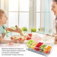 thumbnail image 4 of Yhmxh Kitchen Gadgets Kitchen Gifts Kitchen Essentials Chilled Condiment Caddy With 5 Containers Condiment Caddy With Lid For Bar Accessories Home Gathering Party Decoration Condiment Caddy, 4 of 7