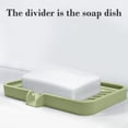 thumbnail image 4 of EGNMCR Bacs de Rangement, Conteneurs de Rangement Silicone Brosse à Dents Dentifrice Boîte de Rangement Rack Salle de Bain Étagère de Rangement Ensemble de Lavage Salle de Bain Produit de Beauté Boîte de Rangement Silicone, 4 of 6