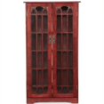 thumbnail image 4 of SEI Furniture Grayson 48" Window Pane Media Cabinet in Cherry, 4 of 8