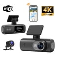 thumbnail image 4 of 4K Dash Cam under $5! CQCYD 4K Dash Cam, WiFi Front and Rear Car Camera with Night Vision, Parking Monitor and Motion Detection, 4 of 9