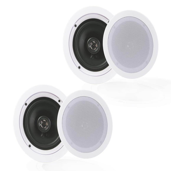 Pyle Audio Système de Haut-Parleurs pour Plafond Mural Domestique 5,25 Pouces 2 Voies 150 Watts (Lot de 2)
