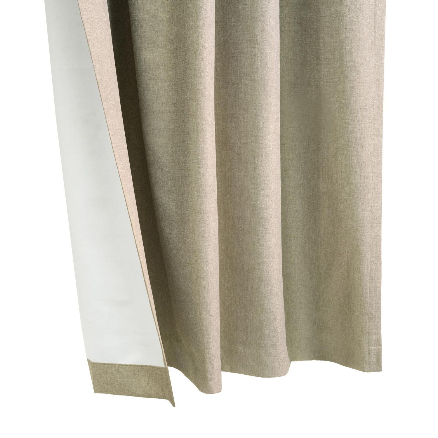 Loft Living Barry, panneau de rideau texturé à double tête, 100% occultant 52" x 95", blanc