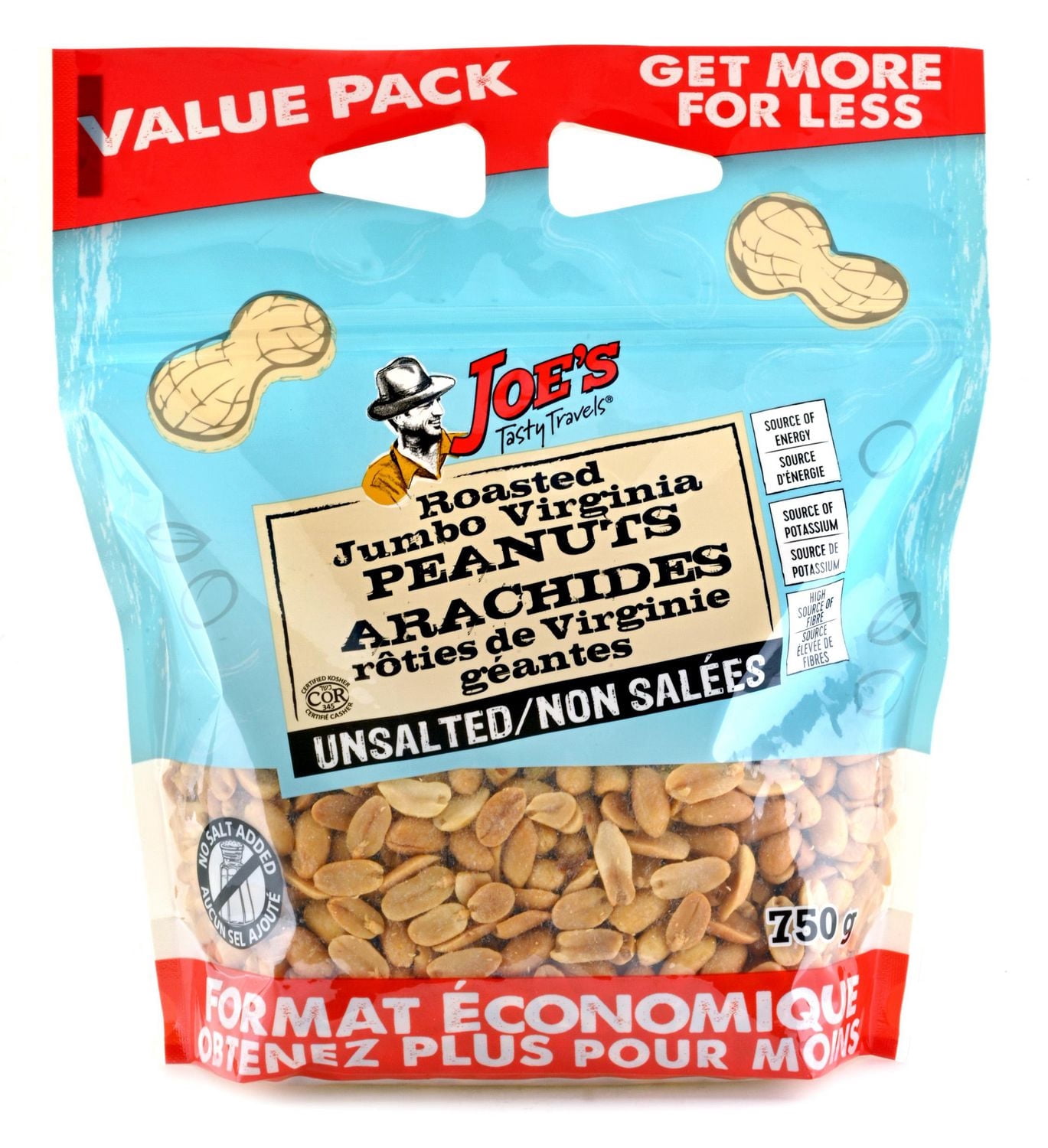 Roasted Jumbo Virginia Peanuts Unsalted