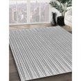 thumbnail image 3 of Ahgly Company Tapis d'Intérieur Lavable à la Machine, Carré, Transitionnel, Gris, Tapis de Zone, 6 Pieds Carré, 3 of 7