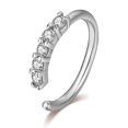 thumbnail image 1 of MesaSe 20G Nose Rings Women Nose Rings Hoops Cubic Zirconia Nose Piercing Jewelry Gold, 1 of 11