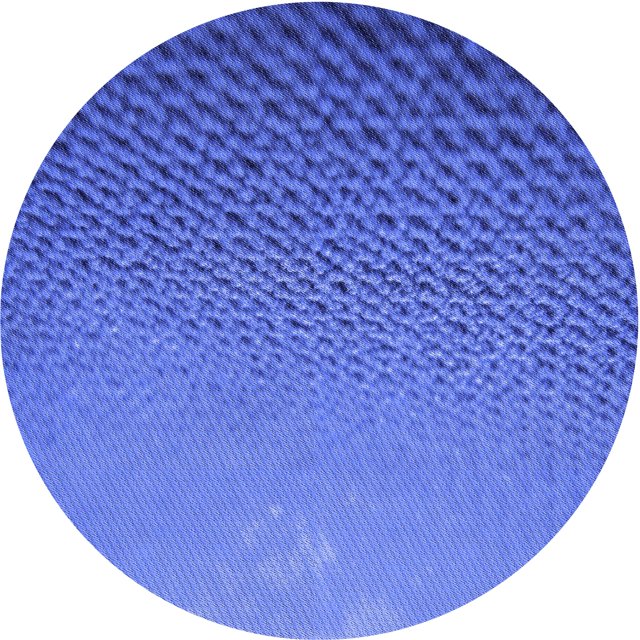 Ahgly Company Tapis Rond Lavable en Machine Intérieur Transitionnel Bleu Ciel, 6 Pieds Rond