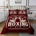 thumbnail image 1 of Boxing Quilt Set Boxing Gloves Bedspread Set King,Fighting Competition Coverlet Set Pugilism Game Quilted,Sports Game Room Decor, 1 of 3
