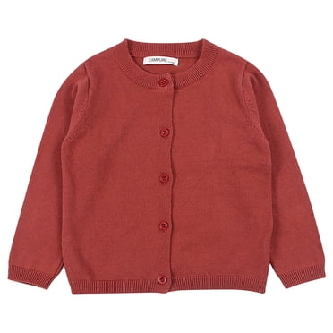 Lolmot Toddler Girl&boy Baby Infant Kids Autumn And Winter Sweater Candy Color Cardigan Solid Color Small Cardigan Childrens Sweater