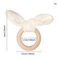 thumbnail image 3 of Binwennn Event Chairs Bulk First Party Decorations Event Tent Easter Napkin Rings Bunny Napkin Rings Set Of 5 Egg Napkin Holders Rings For Party Banquet Dinning Table Decoration, 3 of 4