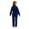 thumbnail image 2 of Runhomal Combinaison de Vol à Fermeture Éclair pour Filles Enfants Combinaison Décontractée Bleu Marine 10, 2 of 6