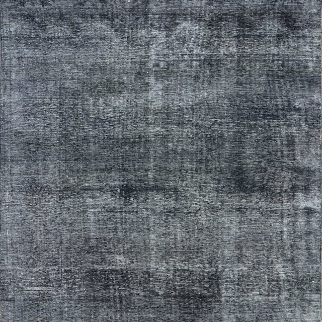 Ahgly Tapis d'Intérieur Lavable en Machine Carré Industriel Moderne Gris Ardoise Clair, 7 Pieds Carré