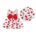 thumbnail image 1 of Robes Sans Manches pour Bébés Filles, Robes Tutu, Robes d'Été pour Filles avec Chapeaux, 2 Pcs, Robe de Printemps pour Bébé Fille 2-3 Ans, 1 of 4