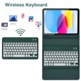 thumbnail image 4 of Tablet Case Fit for Air 11 Inch M3 2025 M2 2024 Tablet Protective Cover, Folio Detachable Wireless  Keyboard Cover Soft TPU Back Case with 7 Color Backlit Pencil, 4 of 7