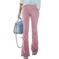 thumbnail image 1 of Luxur Pantalon Évasé Grand pour Femmes, Rose, Taille P, 1 of 3