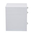 thumbnail image 3 of OSP Designs 22” White Metal File Cabinet, 3 of 5