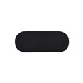 thumbnail image 3 of Fuji 49" Upholstered Oval Storage Bench Ebony Black Boucle, 3 of 6