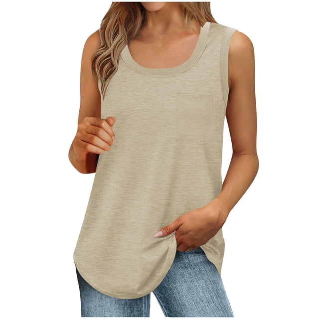 Liquidation! Hauts Grande Taille pour Femmes, Blouse à Manches Courtes d'Été pour Femmes, T-shirt à Col Rond Uni pour Femmes