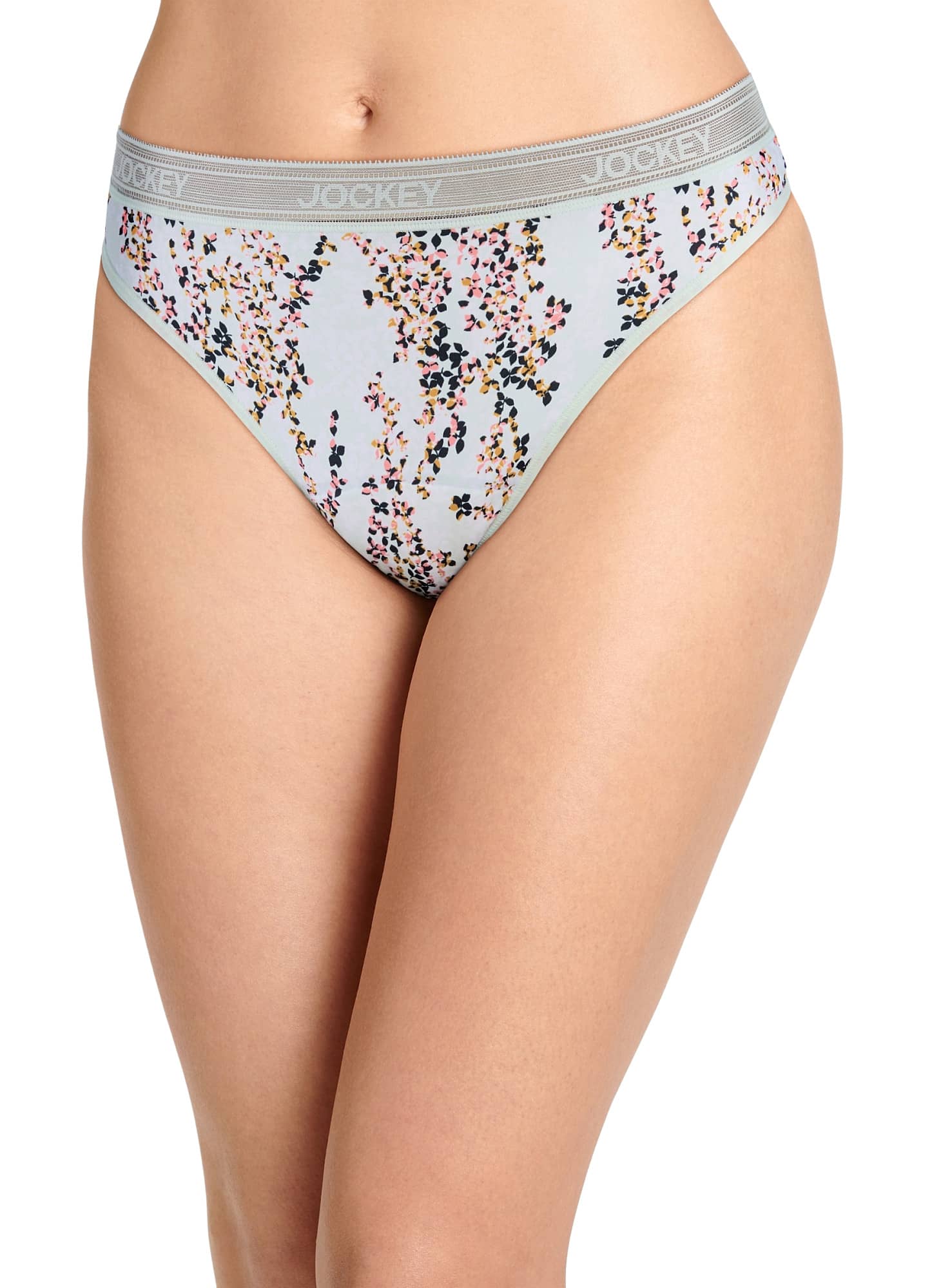 Jockey  Worry Free Microfiber Light Absorbency Thong