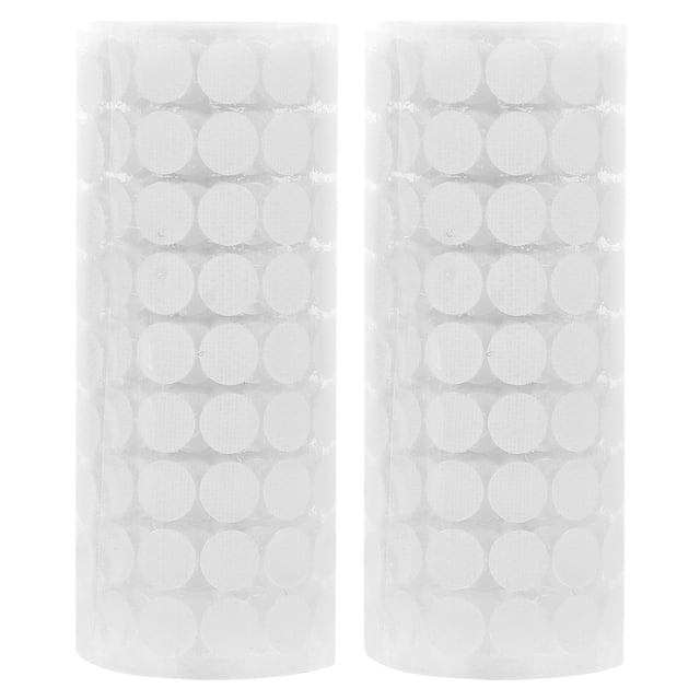 2 Rouleaux de Points Auto-Adhésifs Attache Polyvalente Points Adhésifs Décalcomanies Autocollantes
