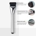 thumbnail image 3 of Light Concealer Flat Head Foundation Brush - Aluminum Handle Wooden Tube H2E4, 3 of 8