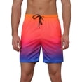 thumbnail image 1 of Shorts de Plage à Cordon de Serrage pour Hommes Orange 36, 1 of 5