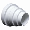 thumbnail image 1 of Replacement Part Kitchen Ventilation Range Hood Reducer Sturdy Plastic, 1 of 2