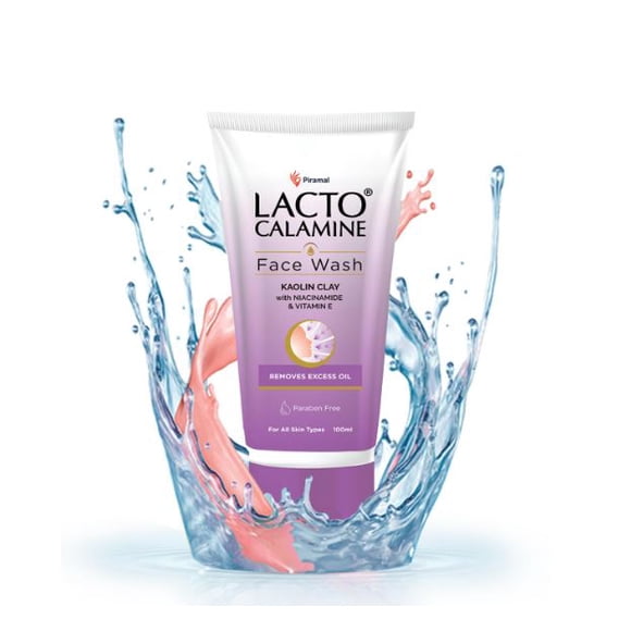 Lacto Calamine Kaolin Clay Face Wash | Paraben-Free | For All Skin Types 100 ml