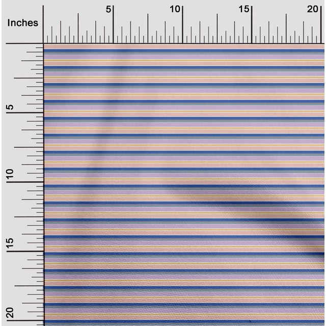 oneOone Polyester Lycra Fabric Multicolor Stripe Print Sewing Fabric BTY 56 Inch Wide