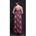 thumbnail image 4 of Bimba Robe Longue pour Femmes en Rayonne à Imprimé Floral Chic Bohème d'Été Maxi de Plage - X-Grand, 4 of 4