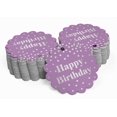 thumbnail image 2 of Inkdotpot 100 Pack Happy Birthday Favor Paper Tags Craft Real Silver Foil Hang Tags, 2 of 6
