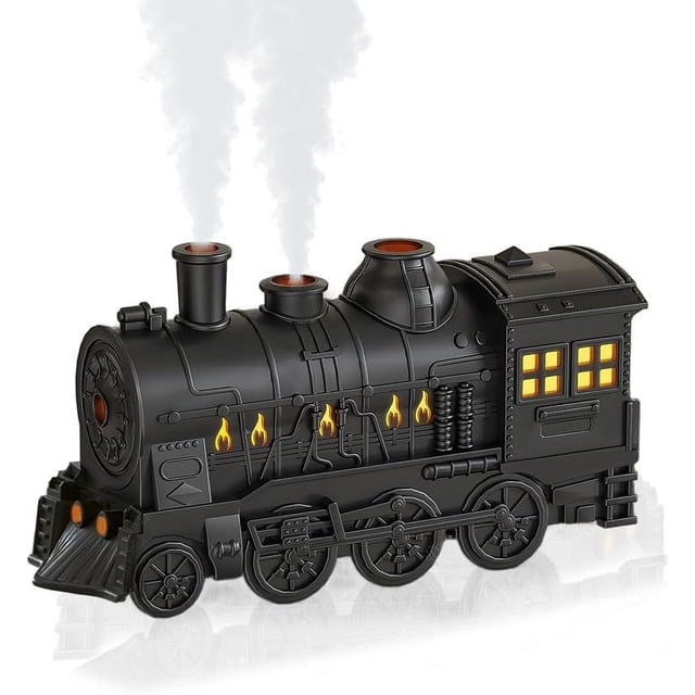 Train Diffusers for Essential Oils,300ml Magic Train Diffuser, Large Room Remote Control Aromatherapy Diffuser, Ultrasonic Cool Mist Humidifier Auto Off for Office Bedroom
