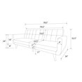 thumbnail image 3 of Futon moderne Nola Better Homes & Gardens, 3 of 9