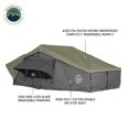 thumbnail image 2 of Overland Vehicle Systems Tent 18339936 Nomadic; Car Top; Gray; Polyester Cotton Canvas; With Windows; Gray Base With Green Rain Fly; 3 Plus Person Capacity, 2 of 17
