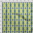 thumbnail image 3 of oneOone Cotton Poplin Fabric Diamond & Swirl Ikat Decor Fabric Printed BTY 42 Inch Wide, 3 of 4