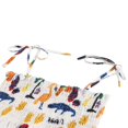 thumbnail image 2 of Robe d'Été pour Tout-Petit Fille Bébé, Tenue à Volants à Bretelles Spaghetti, Robes de Plage Soleil, Tournesol Floral, Combinaison Soleil, 2 of 4