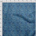 thumbnail image 3 of oneOone Polyester Lycra Medium Blue Fabric Batik Sewing Craft Projects Fabric Prints By Yard 56 Inch Wide, 3 of 4