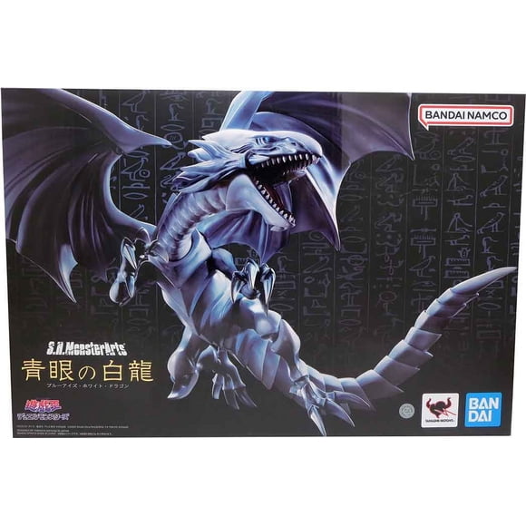 Yu Gi Oh! Figurine Articulée de 16 Pouces S.H. Monsterarts - Blue Eyes White Dragon