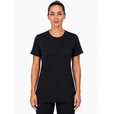 FLEX SCRUBS™ Ladies Round Neck Scrub Top