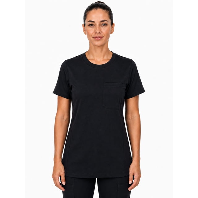 FLEX SCRUBS™ Ladies Round Neck Scrub Top